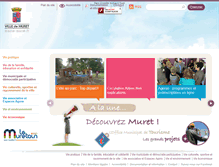 Tablet Screenshot of mairie-muret.fr